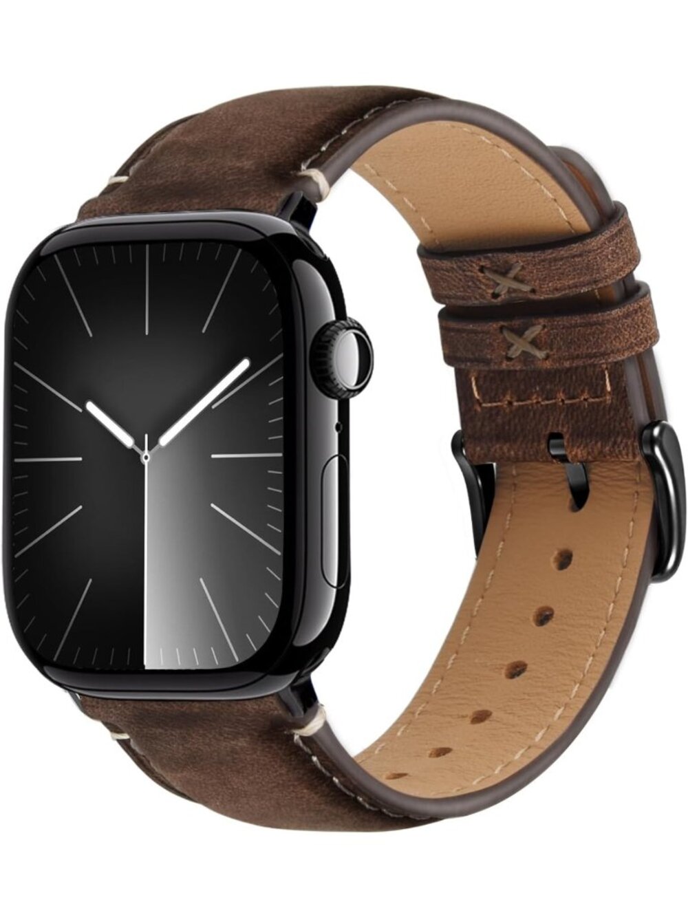 Stylish Genuine Leather Bands for Apple Watch - Durable, Adjustable, Comfortable
